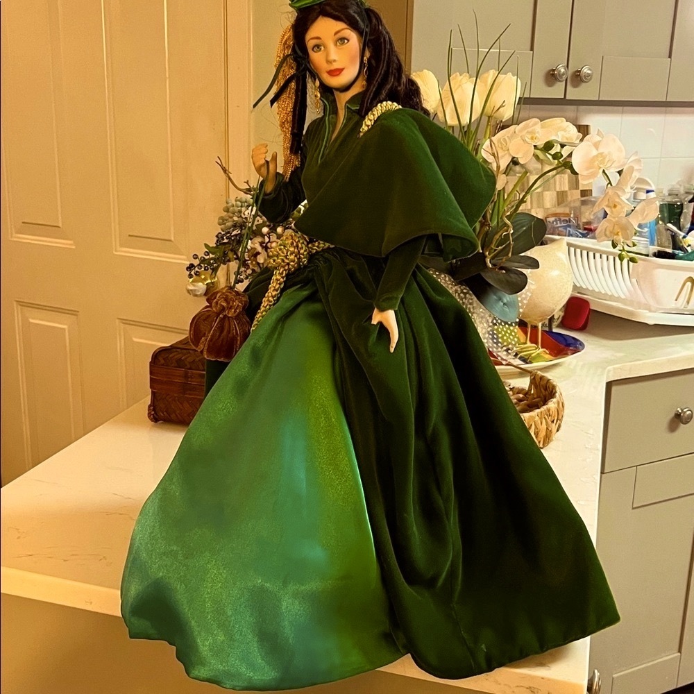 LARGE Scarlett O'Hara Doll from “Gone with The Wind”, Franklin Heirloom Dolls